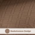 thumbnail image 6 of Superior Basketweave Plush Down Alternative Comforter, King, Taupe, 6 of 13