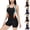 Green, variant on Women's Swimsuit Built-in Bra Support Body Contouring Cut Out Back Halter Neck Lace Trim Summer Green M