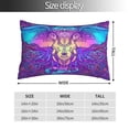 thumbnail image 4 of Kll Elephant In Tribal Style Pillow Covers Envelope Closure,Super Soft And Cozy Fuzzy Fleece Pillow Case Cover 16"X24", 4 of 9