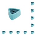thumbnail image 3 of Inteprter Toallero de pared autoadhesivo para colgar paños de cocina sin perforaciones estante de baño para el hogar organizador extraíble azul claro Azul claro 10piezas Inteprter CBP316796, 3 of 6