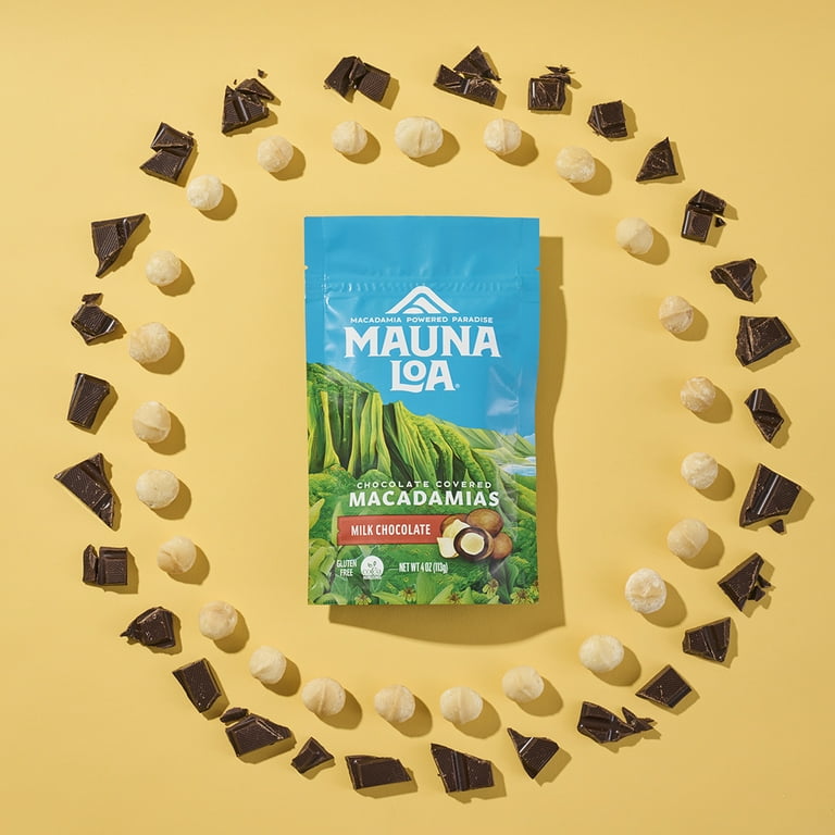 Mauna Loa Milk Chocolate Covered Macadamia Nuts Candy, 4 oz