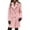 Light Pink, variant on Women's 2025 Winter Double Breasted Plush Coat, Mid-Length Fleece Lined Trench Coat, Lapel Collar Warm Outerwear, Soft Faux Shearling Jacket, Elegant Cold Weather Protection Black L