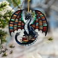 thumbnail image 3 of HaoXun Personalized Dragon Book Christmas Decoration - Lightweight Hanging Ornament for Tree & Bookshelf, Festive Gift Accessories with Durable Craftsmanship (1 Piece), 3 of 6