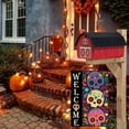thumbnail image 3 of Shmbada Day Of The Dead Garden Flag Dia De Los Muertos 12x18 Inch Double Sided, Sugar Skull Halloween Welcome Party Yard Outdoor Decorative Flag, 3 of 7