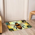 thumbnail image 6 of Bee Non-Slip Polyester Door Rug, Machine Washable Door Carpet, Bath Rugs, 6 of 6