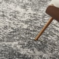 thumbnail image 6 of Nourison Dreamy Shag Abstract Contemporary Charcoal Grey 4' x 6' Area Rug, 6 of 10