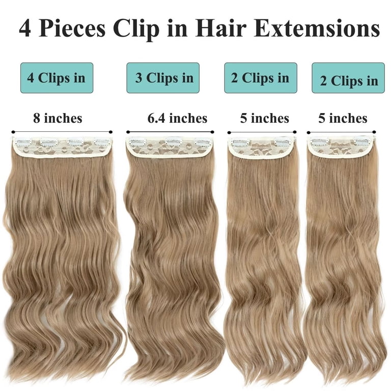 MY-LADY Clip in Hair Extensions Full Head Thick Long Curly  display picture 3