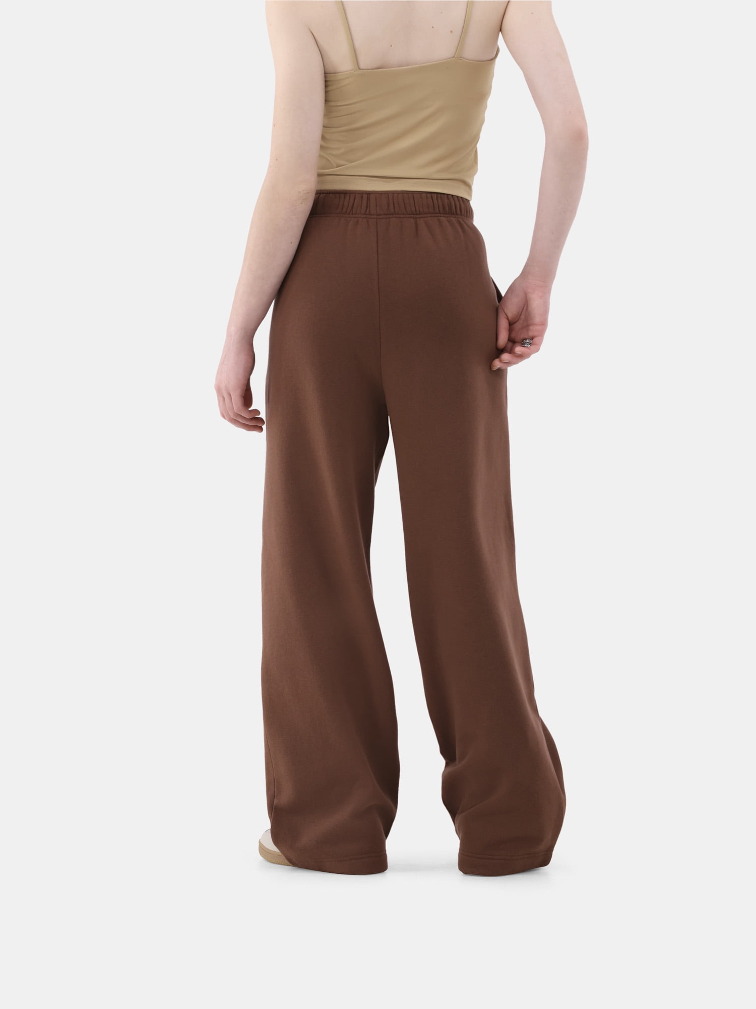 No Boundaries Soft Fleece Wide Leg Pants, 30” Inseam, 1 or 2