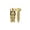 Gold, variant on Hinge Repair Kit, 6-14mm Multi-Size Design, Stripped Screw Hole Repair, Expansion Screw Structure, Hardware Accessory for soft plushniture Cabinet Door Hinge Maintenance and Fixing