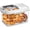 Large-white, variant on Bread Box Airtight Bread Container for Homemade, Clear Bread Storage for Kitchen Countertop, Time Recording Bread Holder, Bread Keeper with Lid for Toast, Bagel, Donut and Cookies, White