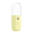 thumbnail image 2 of Face Sprayer Handheld Transparent Case Rechargeable Moisturizing Coated Makeup Diffuser Humidifier 1800mAh USB Charging Makeup Steamer Mist Maker Yellow, 2 of 7
