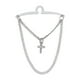 thumbnail image 1 of Cadena para sujetacorbatas, accesorio decorativo de metal para corbata, pasador de corbata, cadena de eslabones de cobre Plata, 1 of 9