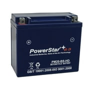 PowerStar HD 12V 20Ah 310CCA AGM Sealed Lead Acid Battery, Compatible with Honda Talon 1000R 2019, 2020, 2021, 2022