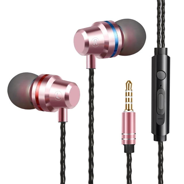 Auriculares deportivos con cable Auriculares HIFI Super Bass Auriculares intrauditivos de 3,5 mm Auriculares estéreo Auriculares con cable