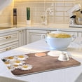 thumbnail image 6 of Daisy on Wood Dish Drying Mat, Absorbent Microfiber Pad Protector For Kitchen Counter Top Mat Dish Drainboard 18x24in Home Decor, 6 of 7