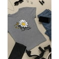 thumbnail image 3 of Stay Wild Big Daisy T-Shirt Women -Image by Shutterstock, Female 3X-Large, 3 of 4