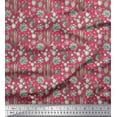 thumbnail image 1 of Soimoi Cotton Jersey Fabric Floral,Succulents & Cactus Tree Fabric Prints by Yard 58 Inch Wide, 1 of 1