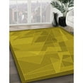 thumbnail image 2 of Ahgly Company Indoor Round Patterned Dark Yellow Green Area Rugs, 8' Round, 2 of 6
