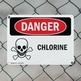 thumbnail image 5 of (2 Pack) Chlorine OSHA Danger Sign 24 Inch X 18 Inch Indoor / Outdoor Rust-Free Aluminum Metal Signs for Workplace, Workshop, and Construction Site, Made in the USA, 5 of 8