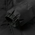 thumbnail image 7 of hoksml Women's Insulated Down Jacket Contrast Hooded Drawstring Winter Warm Puffer Coat with Pockets M-5XL, 7 of 7