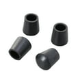 thumbnail image 4 of ULTNICE 4Pcs Black Round Pvc Rubber Chair Leg Caps For Furniture Legs Protect Carpet Prevent Scratches 0.9x0.6x0.6in, 4 of 8