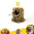 thumbnail image 4 of CSCHome Cat Dog Costume Lion Mane Wig Head for Cat Realistic and Cute Great for Parties, Parades, Photo Shoots or Pet Gifts, 4 of 5