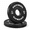 Black-5 LB x 2, variant on Black 5 LB x 2 Rubber Coated Olympic Fractional Weight Plates for Strength
