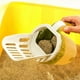 thumbnail image 4 of Sistema de soporte para pala de arena para gatos | Pala 3 en 1 y contenedor de almacenamiento de residuos | Cuchara portátil de caja de arena de plástico gris/amarillo/verde, 9,84"x5,51"x4,33", 4 of 6