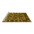 thumbnail image 2 of Ahgly Company Machine Washable Indoor Rectangle Oriental Yellow Traditional Area Rugs, 2' x 3', 2 of 4