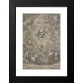 thumbnail image 2 of Conrad Meyer 18x24 Black Modern Framed Museum Art Print Titled - Flying Putti, Surrounding Archangel Raphael (1631-32), 2 of 5