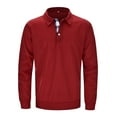 thumbnail image 3 of Gubotare Mens Polos Polo Shirts for Men Men's Polo Shirts Regular Fit Golf Shirt (Red,L), 3 of 5