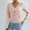 B_ Pink, variant on Olyvenn Women Long Sleeve Button Down Casual Sweater Blouses, Fashion Knit V-Neck Sweaters Cardigan Solid Color Basic Daily Clothes Pink M