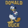 thumbnail image 2 of Boy's Mickey & Friends Donald Duck Grumpy  Pull Over Hoodie Navy Blue Heather Medium, 2 of 4