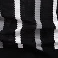 thumbnail image 4 of YLSDY Men's Vertical Striped Knit Golf Shirt V-Neck Casual Short Sleeve Summer Top Black M, 4 of 6