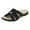 Black-a, variant on 2025 Women's Summer Fashion Leather Slippers for Women indoor Open Toed Flip Flops Happy Face Slippers for Women Outdoor Beach Slippers