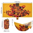 thumbnail image 2 of Hanging Hammock Portable Travel Camping For Outdooor Beach Camping Hiking Abstract Guitar Design, 2 of 8