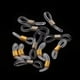thumbnail image 3 of 18pcs Conectores de Goma Termina para Anteojos Gafas de terre Titular Collar Cadena - Antideslizante, 3 of 7