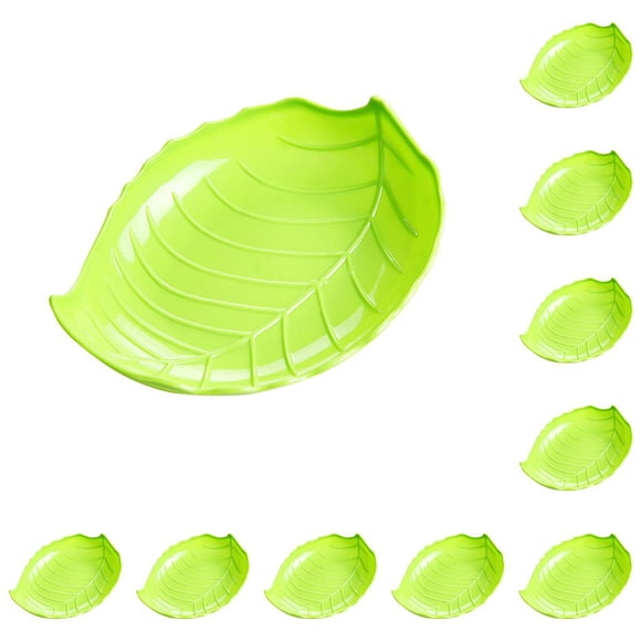 Toystoory Bandeja para aperitivos, para dulces, cesta de frutas, accesorios para el hogar, platos de almacenamiento de hojas pequeñas, Type1 NO1