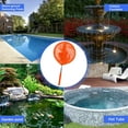 thumbnail image 2 of Pool Leaf Skimmer Net with Pole - Heavy Duty Swimming Pool & Pond Cleaning Net for Leaves, Bugs & Debris, Telescopic Fishing Net for Bathtubs, Spas & Standard Pools, 2 of 7
