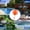 Orange, variant on Swimming Pool Skimmer Net, Leaf Fishing Net with Telescopic Rod, 37-86cm Adjustable Cleaner for Pool, Pond, and Bathtub