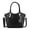 UM Black, variant on Kristal M Signature Women's Tote Handbag by Mia K - White