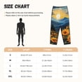thumbnail image 4 of Lsque Elegant Sunset Sunflower Print Women's Pajama Pants, Lounge Pant - Comfortable Home Wear,Elastic Waistband, Stylish Design-XX-Large, 4 of 9