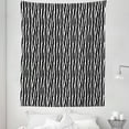 thumbnail image 1 of Zebra Print Tapestry, Simplistic Exotic Savanna Animal Skin Pattern Deco Illustration, Fabric Wall Hanging Decor for Bedroom Living Room Dorm, 5 Sizes, Charcoal Grey and White, by Ambesonne, 1 of 1