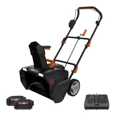 Worx WG471 40V Power Share 20" Cordless Snow Blower with Brushless Motor