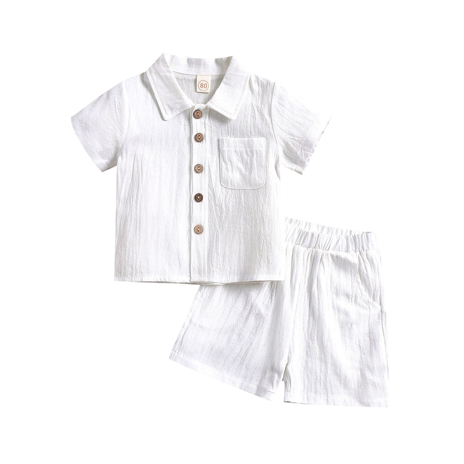 Boy's Size 24 Mos Jumping Beans Tan/White Stripe Linen Shorts New Nwt #10313 
