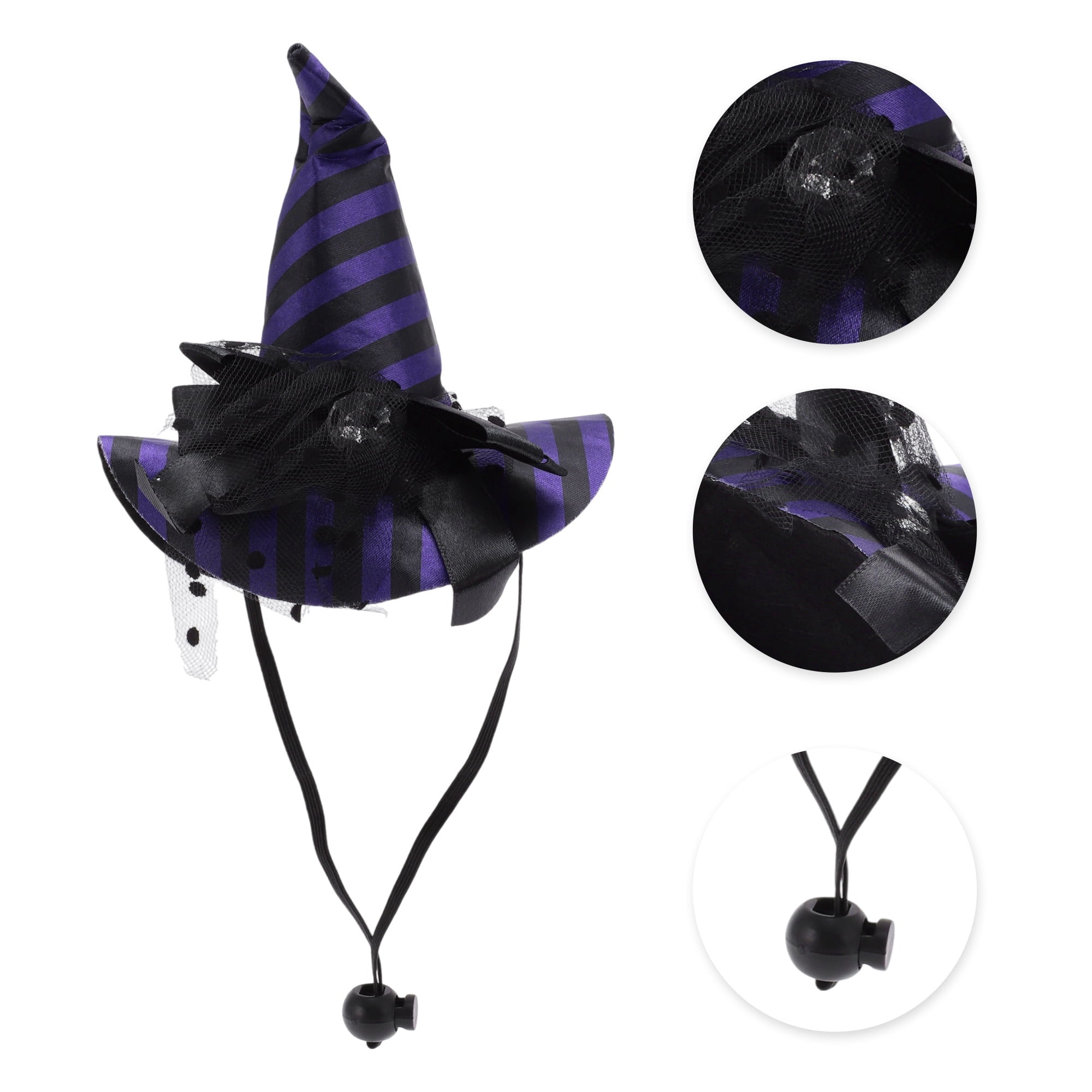 Unique Bargains Halloween Pet Holiday Headdress 5.12x5.91 Purple Accessory for Pets