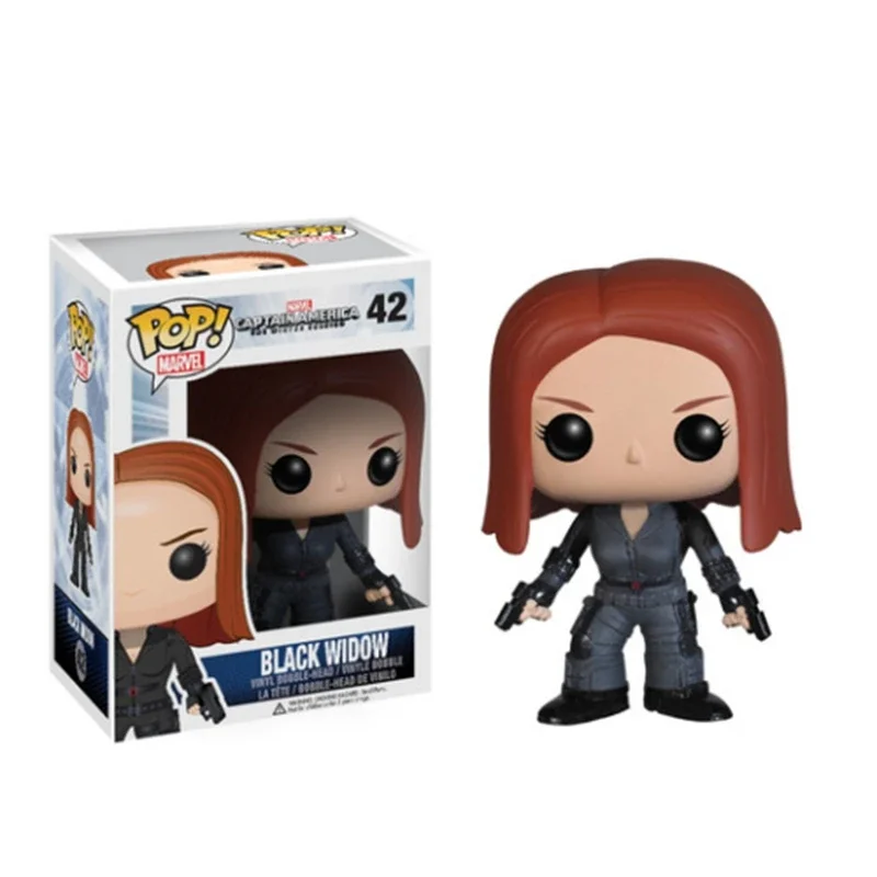 FUNKO POP Captain American Winter Soldier #43 #44 Black Widow #42