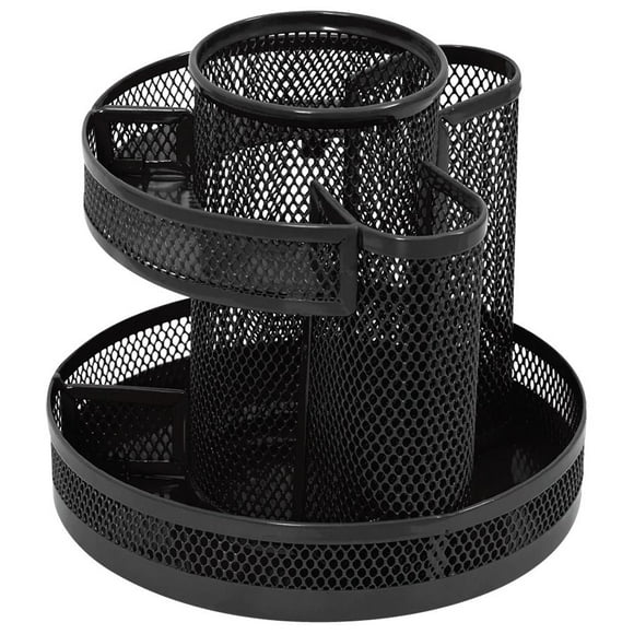 Merangue 0550-20-00 Organiseur de Bureau en Maille 6.6 x 6.6 x 6.6 Po Noir - 1 Chacun