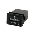 DC6V80V Hour Meter Boat Engine Car Trucks Mechanical Hourmeter Counter