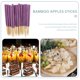 thumbnail image 2 of Letrero de caramelo navideño, manzanas acarameladas, paletas, pastel, palitos de piruleta, palillo de bambú, 30 unidades, 2 of 6